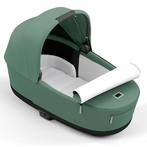 Коляска Cybex Priam IV Rosegold complete Cloud G Ocean Blue Plus Base G 3 в 1 Leaf Green