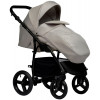 Детская коляска Indigo Impulse Eco 3 в 1 с автокреслом Avionaut Cosmo Beige Ie02 бежевая кожа/бежевый