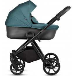 Детская коляска Tutis Leo 3 Plus 3 в 1 с автокреслом Elo Lux EduSky Black 1582307 Sea Blue