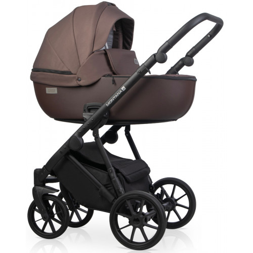 Детская коляска Riko Basic Montana Plus X 3 в 1 44 Brown (коричневый)