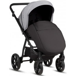 Детская коляска Tutis Leo 3 Plus 3 в 1 с автокреслом Beno Black 1582227 Stone Grey