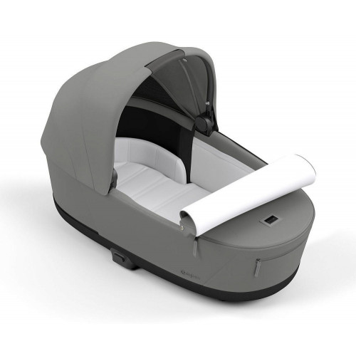Коляска 3 в 1 Cybex Priam IV Rosegold complete и автокресло Aton B2 i-Size Volcano Black Mirage Grey