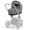 Коляска 3 в 1 Cybex Priam IV Rosegold complete и автокресло Aton B2 i-Size Volcano Black Mirage Grey