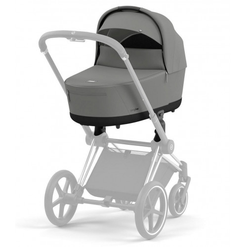 Коляска 3 в 1 Cybex Priam IV Rosegold complete и автокресло Aton B2 i-Size Volcano Black Mirage Grey