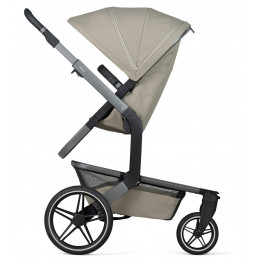 Детская коляска 3 в 1 Joolz Day 5 и автокресло Baby-Safe Core Frost Grey без адаптеров + конверт в подарок Sage green