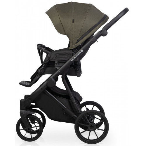 Детская коляска Riko Basic Montana X 3 в 1 54 Olive (оливковый)