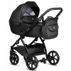Детская коляска Tutis Uno 5 Plus Leather collection 3 в 1 с автокреслом Elo Lux EduSky Black 1402699 Jet Black