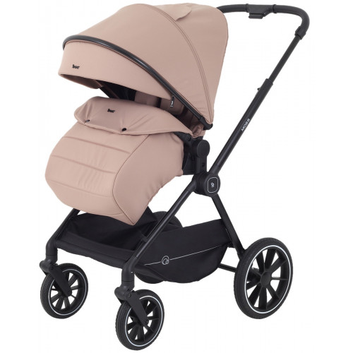 Детская коляска Rant Moss 3 в 1 с автокреслом Miro Graphite Latte beige