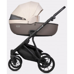Детская коляска Riko Basic Montana Plus X 3 в 1 43 Mocca (коричневый-бежевый)