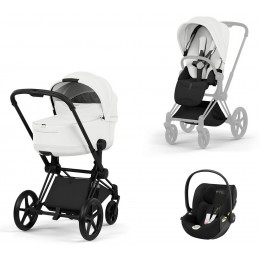 Коляска Cybex Priam V Matt Black Style Cloud T Jeremy Scott Wings 3 в 1 Off White