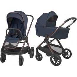 Детская коляска 3 в 1 Espiro Code 2026 и автокресло Pi Black 103 elegant navy