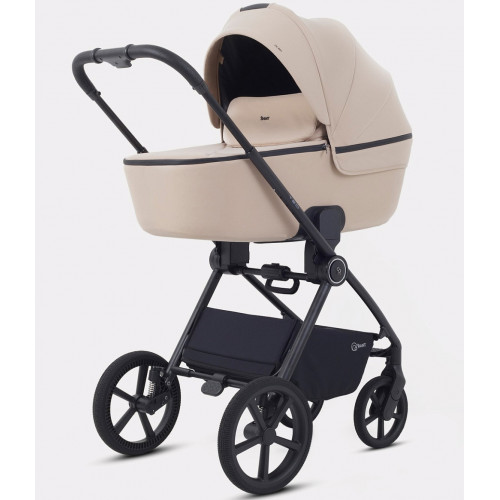 Детская коляска Rant Teo Soft 3 в 1 с автокреслом Evomax Black Beige