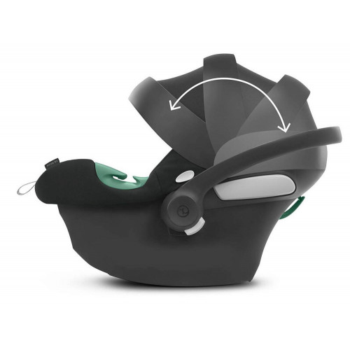 Коляска 3 в 1 Cybex Priam IV Rosegold complete и автокресло Aton B2 i-Size Volcano Black Mirage Grey