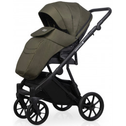 Детская коляска Riko Basic Montana X 3 в 1 54 Olive (оливковый)