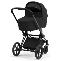 Коляска Cybex Priam IV Matt Black complete и автокресло Cloud G i-Size Moon Black Plus 3 в 1 Sepia Black