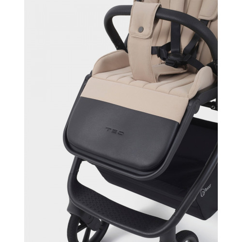 Детская коляска Rant Teo Soft 3 в 1 с автокреслом Evomax Black Beige