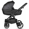 Детская коляска Tutis Uno 5 Plus Leather collection 3 в 1 с автокреслом Elo Lux EduSky Black 1402699 Jet Black