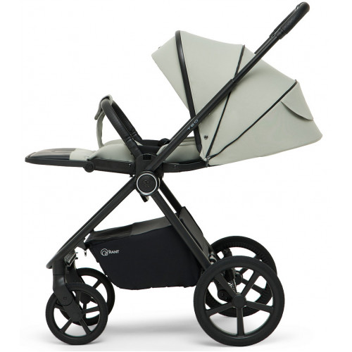 Детская коляска Rant Teo Soft 3 в 1 с автокреслом Aster Zero Graphite Sage
