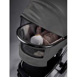 Детская коляска AmaroBaby Motus Premium Ecco 3 в 1 с автокреслом Rant Miro Olive серый