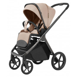 Коляска Carrello Vector 2025 CRL-6551 и автокресло Cybex Aton B2 Dynamic Red 3 в 1 Mellow Beige