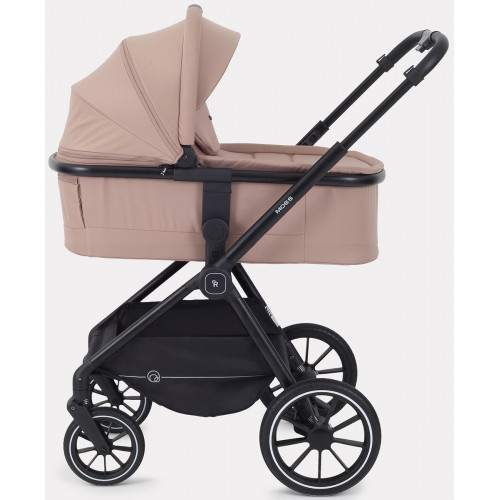 Детская коляска Rant Moss 3 в 1 с автокреслом Miro Graphite Latte beige