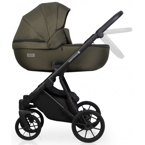 Детская коляска Riko Basic Montana X 3 в 1 54 Olive (оливковый)