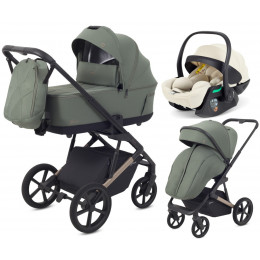Детская коляска Rant Garda 3 в 1 с автокреслом Perla Beige Olive