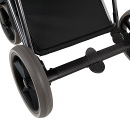 Детская коляска Roan Sol Vintage Luxury 2.0 3 в 1 с автокреслом Pituso Baesa Pro Black PIX/55/D Pixel/Dark/Nickel/руч.Cappuccino