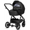 Детская коляска Tutis Uno 5 Plus Leather collection 3 в 1 с автокреслом Elo Lux EduSky Black 1402699 Jet Black