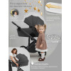 Коляска 3 в 1 Sweet Baby SBL Dolce + автокресло Premier Black Dark Grey