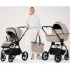 Детская коляска Rant Teo Soft 3 в 1 с автокреслом Evomax Black Beige