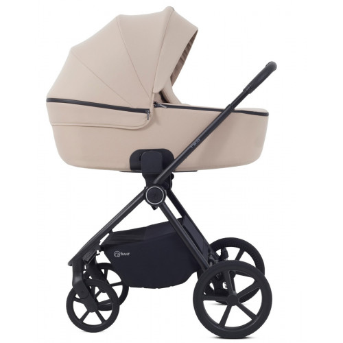 Детская коляска Rant Teo Soft 3 в 1 с автокреслом Evomax Black Beige