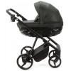 Детская коляска Adamex Quantum 3 в 1 Q-TK105 LUX (Т.ЗЕЛЕНЫЙ)