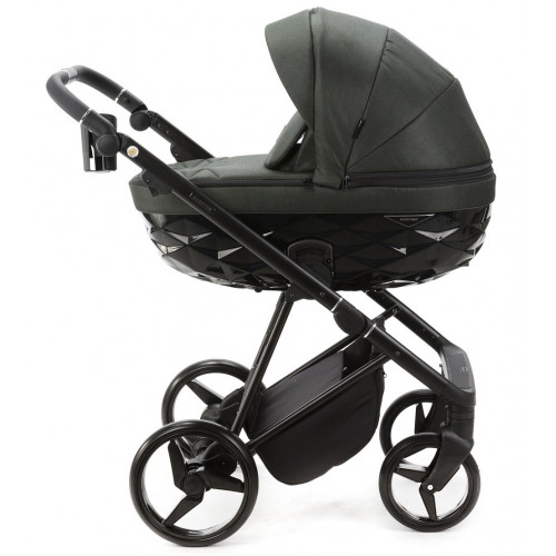 Детская коляска Adamex Quantum 3 в 1 Q-TK105 LUX (Т.ЗЕЛЕНЫЙ)