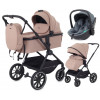Детская коляска Rant Moss 3 в 1 с автокреслом Miro Graphite Latte beige