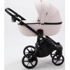 Детская коляска Adamex Bibione Deluxe 3 в 1 BI-SD04 (СВ.РОЗОВ+СВ.РОЗОВ.ПЕРЕФ.КОЖА)