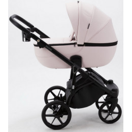 Детская коляска Adamex Bibione Deluxe 3 в 1 BI-SD04 (СВ.РОЗОВ+СВ.РОЗОВ.ПЕРЕФ.КОЖА)