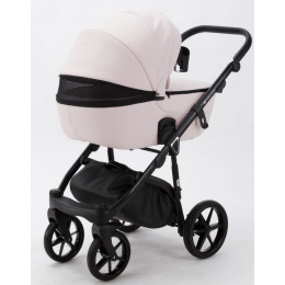 Детская коляска Adamex Bibione Deluxe 3 в 1 BI-SD04 (СВ.РОЗОВ+СВ.РОЗОВ.ПЕРЕФ.КОЖА)