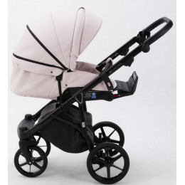 Детская коляска Adamex Bibione Deluxe 3 в 1 BI-SD04 (СВ.РОЗОВ+СВ.РОЗОВ.ПЕРЕФ.КОЖА)