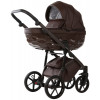Детская коляска Adamex Chantal Pro Natura 3 в 1 CN-17-COFFEE (ШОКОЛАД КОЖА)