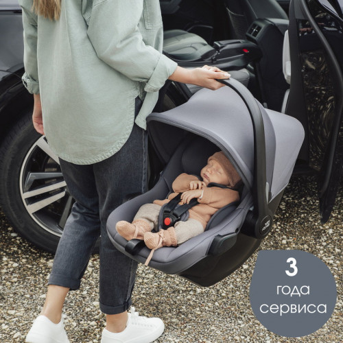 Коляска 3 в 1 Britax Roemer Smile 5Z LUX и автокресло Baby-Safe Core Midnight Grey Soft Taupe