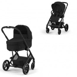 Коляска Cybex Balios S Lux BLK complete Cloud G Ocean Blue Plus 3 в 1 Moon Black с дождевиками
