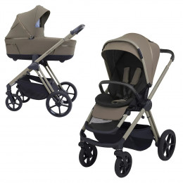 Детская коляска 3 в 1 Espiro Miloo 2025 и автокресло Pi Gray blue 209 charming touch / Серый/синий (Gray blue 103)