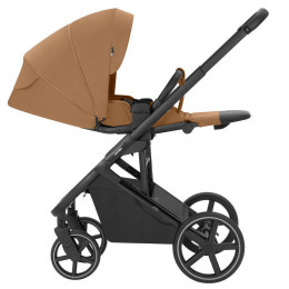 Коляска Carrello Alfa CRL-6522 2025 Cybex Aton S2 i-Size Hibiscus Red 3 в 1 Honey Beige