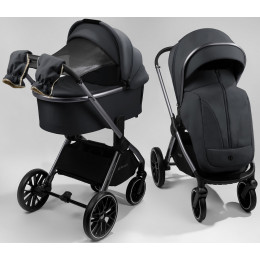Детская коляска AmaroBaby Genius 3 в 1 с автокреслом Rant Miro Graphite серый