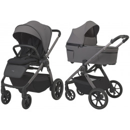 Детская коляска 3 в 1 Espiro Yoga 2026 и автокресло Pi Graphite 217 gray zen