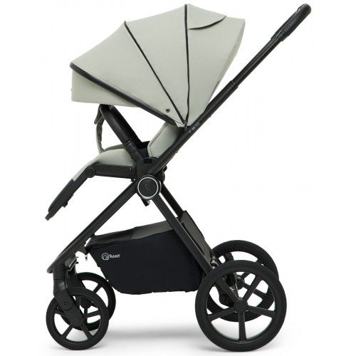 Детская коляска Rant Teo Soft 3 в 1 с автокреслом Evomax Grey Sage