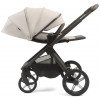 Детская коляска Peppy Soho 3 в 1 с автокреслом Welldon Crown 2 Grey Taupe (бежевый), рама серо-бежевый