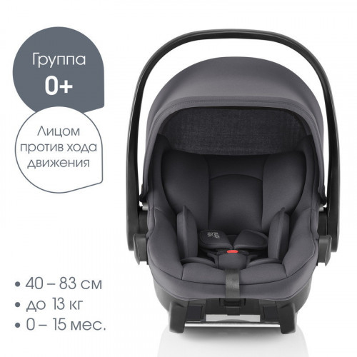 Коляска 3 в 1 Britax Roemer Smile 5Z LUX и автокресло Baby-Safe Core Midnight Grey Soft Taupe