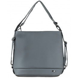 Детская коляска Pituso Sole Leather 3 в 1 с автокреслом Santiso Pro Black PMPL/04 Grey